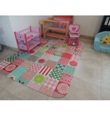 Groot kleurrijk tapijt voor de kinderkamer 130x180cm - SUPERZACHT