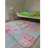 Groot kleurrijk tapijt voor de kinderkamer 130x180cm - SUPERZACHT