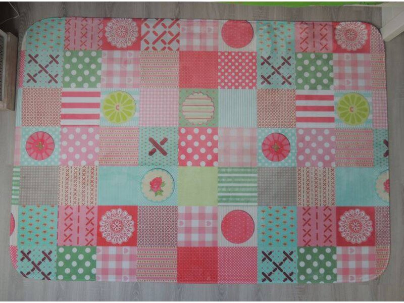 Groot kleurrijk tapijt voor de kinderkamer 130x180cm - SUPERZACHT