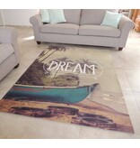 Trendy tapijt met coole print