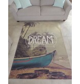 Trendy tapijt met coole print