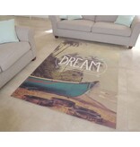 Trendy tapijt met coole print