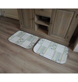 Badmatten patchwork motief