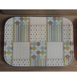 Badmatten patchwork motief