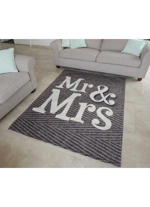 Leuk trendy tapijt met coole print