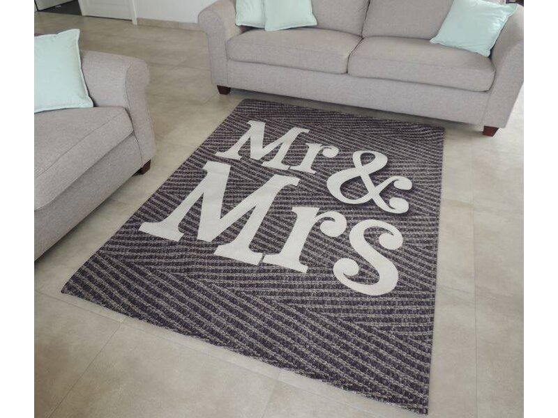Trendy tapijt met coole print 140x200cm