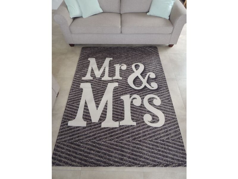 Trendy tapijt met coole print 140x200cm
