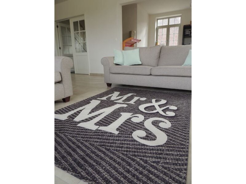 Trendy tapijt met coole print 140x200cm