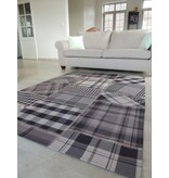 Tapijt in grijs-zwarte tinten voor een landelijk interieur 140x200cm