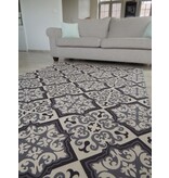 Tapijt met een retro tegelmotief 140x200cm