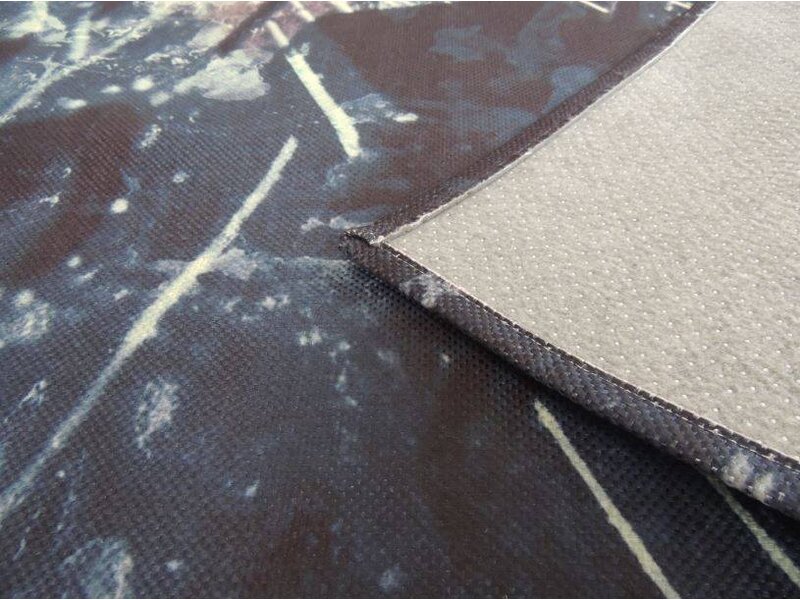 Trendy tapijt met coole print van DJ-mengtafel