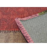 Kleurrijk tapijt met patchwork motief 140x200