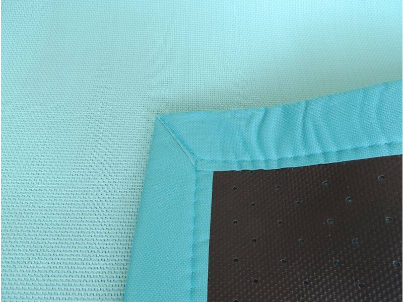 Tapijt voor buiten in frisse muntkleur 120x180