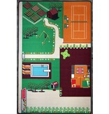Groot speeltapijt vakantiehuis 130x200cm