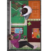 Groot speeltapijt vakantiehuis 130x200cm