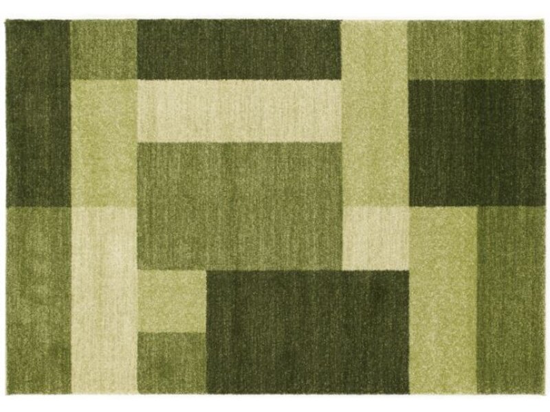 Groen design tapijt
