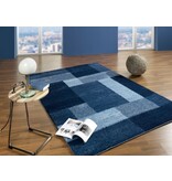 Blauw design tapijt
