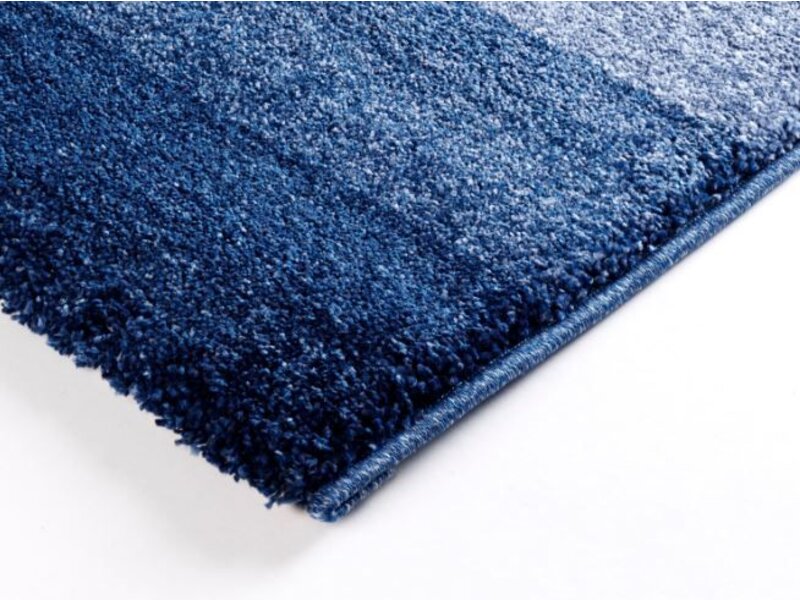 Blauw design tapijt