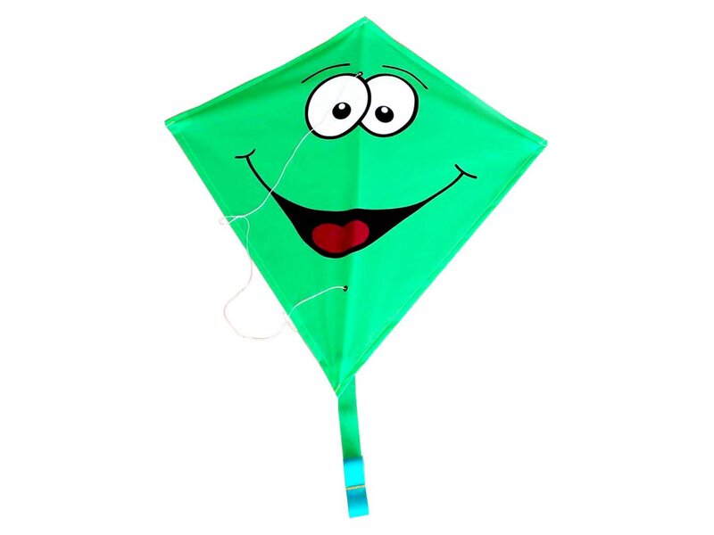 Rhombus Rhombus Vlieger Diamond Smiley - Groen
