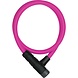 Abus kabelslot Primo 5412K/85 roze Abus kabelslot Primo 5412K/85 roze