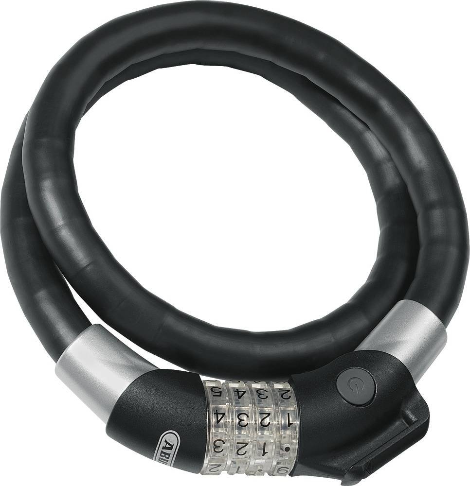 Abus cijfer kabelslot Steel-O-Flex Raydo Pro 1460/85 incl. KLICKfix Abus cijfer kabelslot Steel-O-Flex Raydo Pro 1460/85 incl. KLICKfix