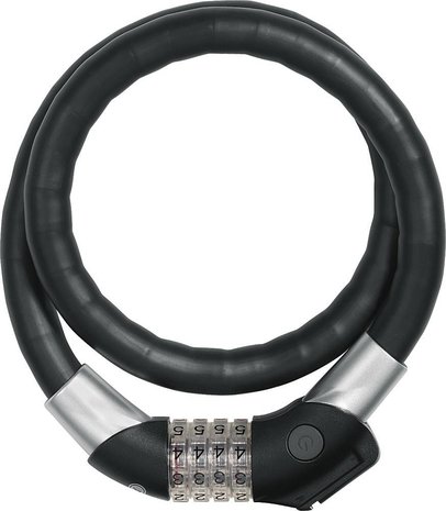 Abus cijfer kabelslot Steel-O-Flex Raydo Pro 1460/85 incl. KLICKfix Abus cijfer kabelslot Steel-O-Flex Raydo Pro 1460/85 incl. KLICKfix