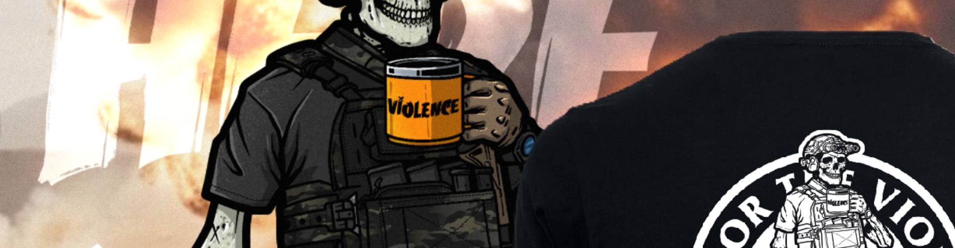 Here for the Violence – T-Shirt