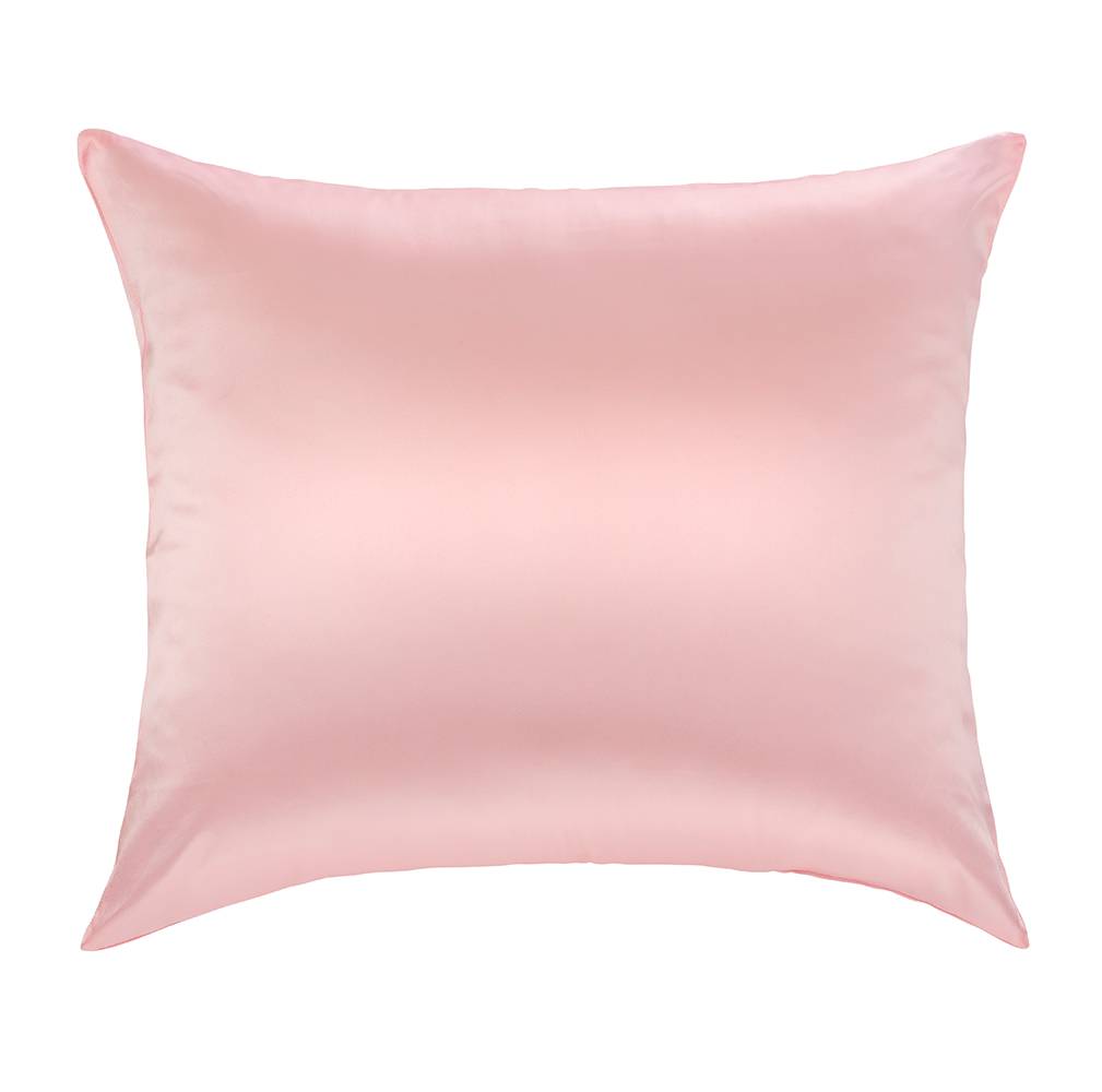 Verplaatsing condoom routine Zijden kussensloop roze - Silk Heaven