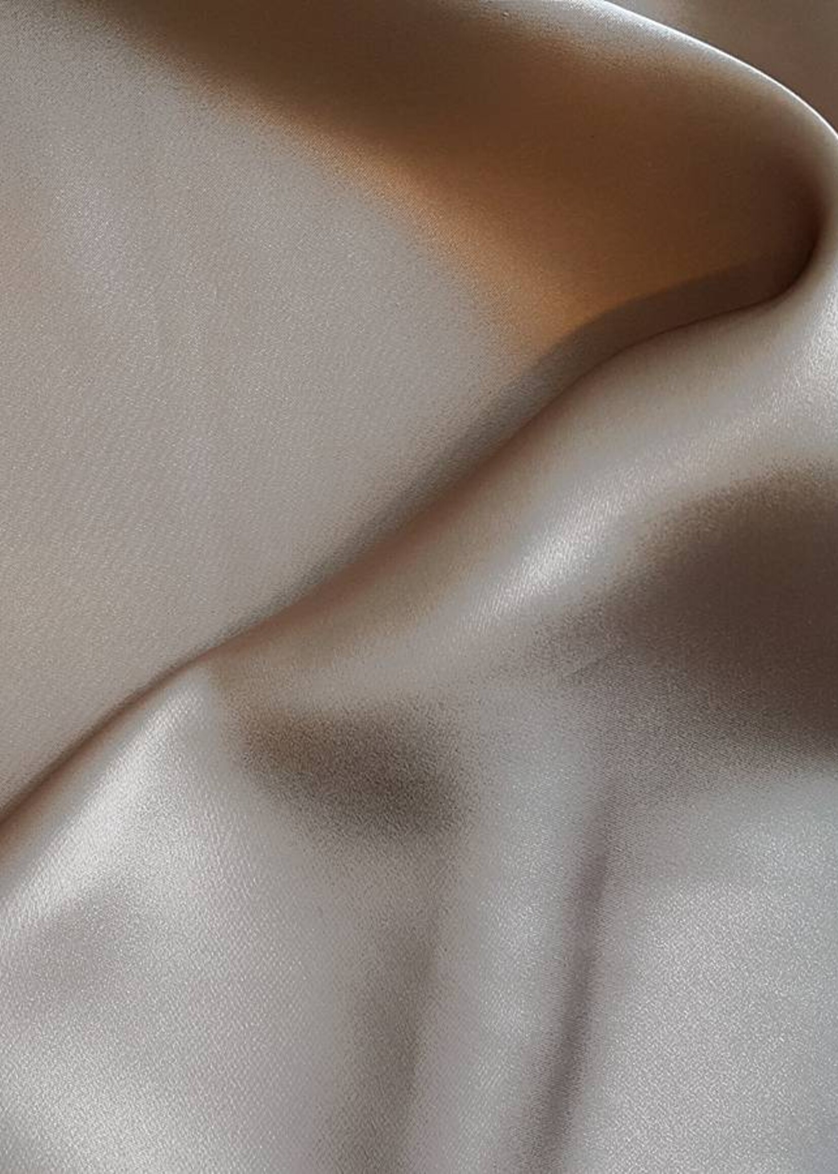 Emperior Silk  Zijden dekbedovertrek Ravel Ivoor & Taupe - 22MM