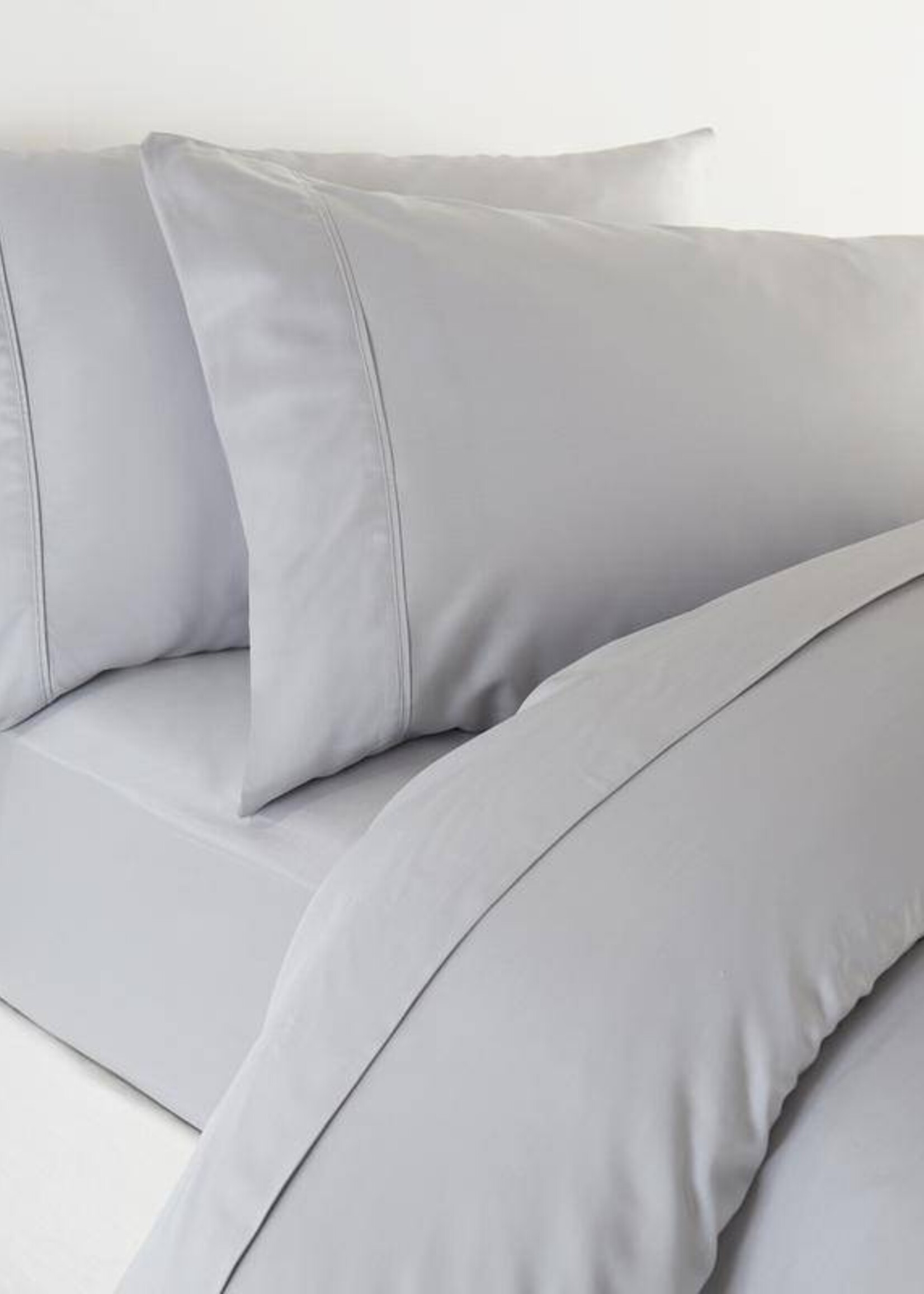 100% Bamboe-viscose dekbedovertrek  Licht grijs