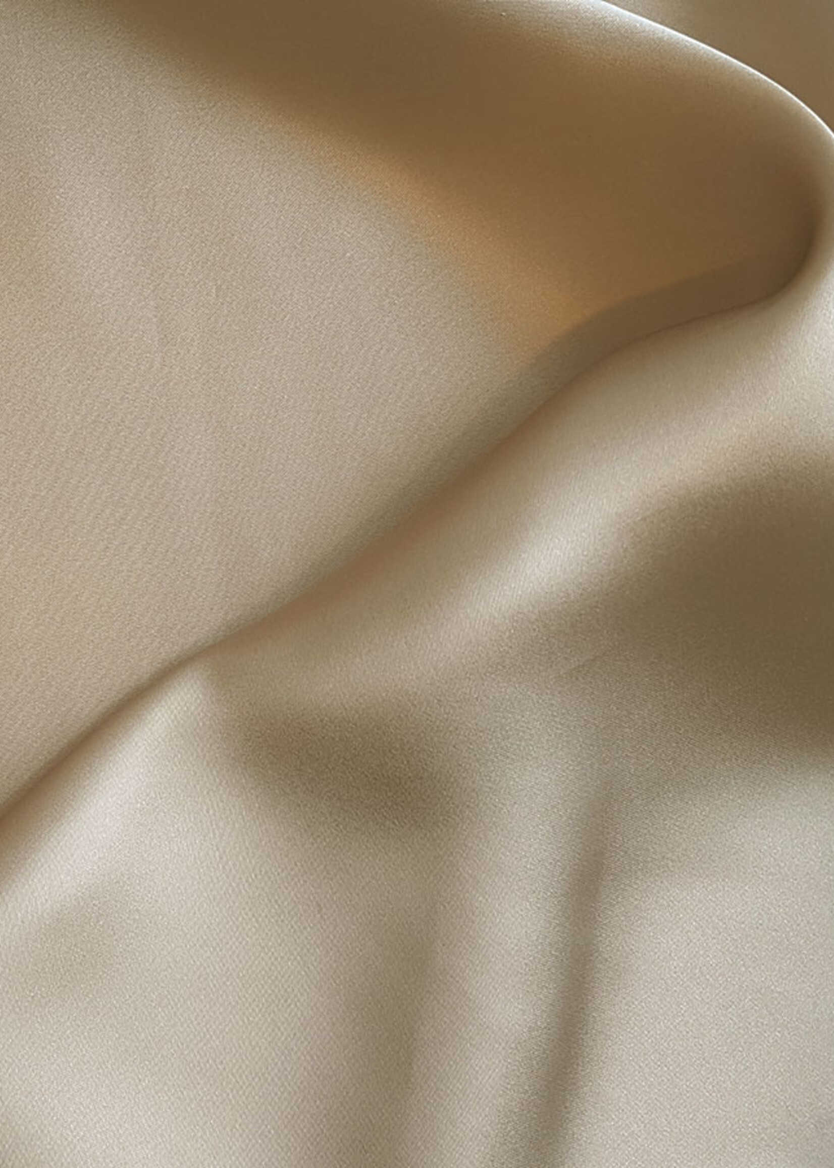 Emperior Silk  Zijden topper hoeslaken Taupe - 22MM
