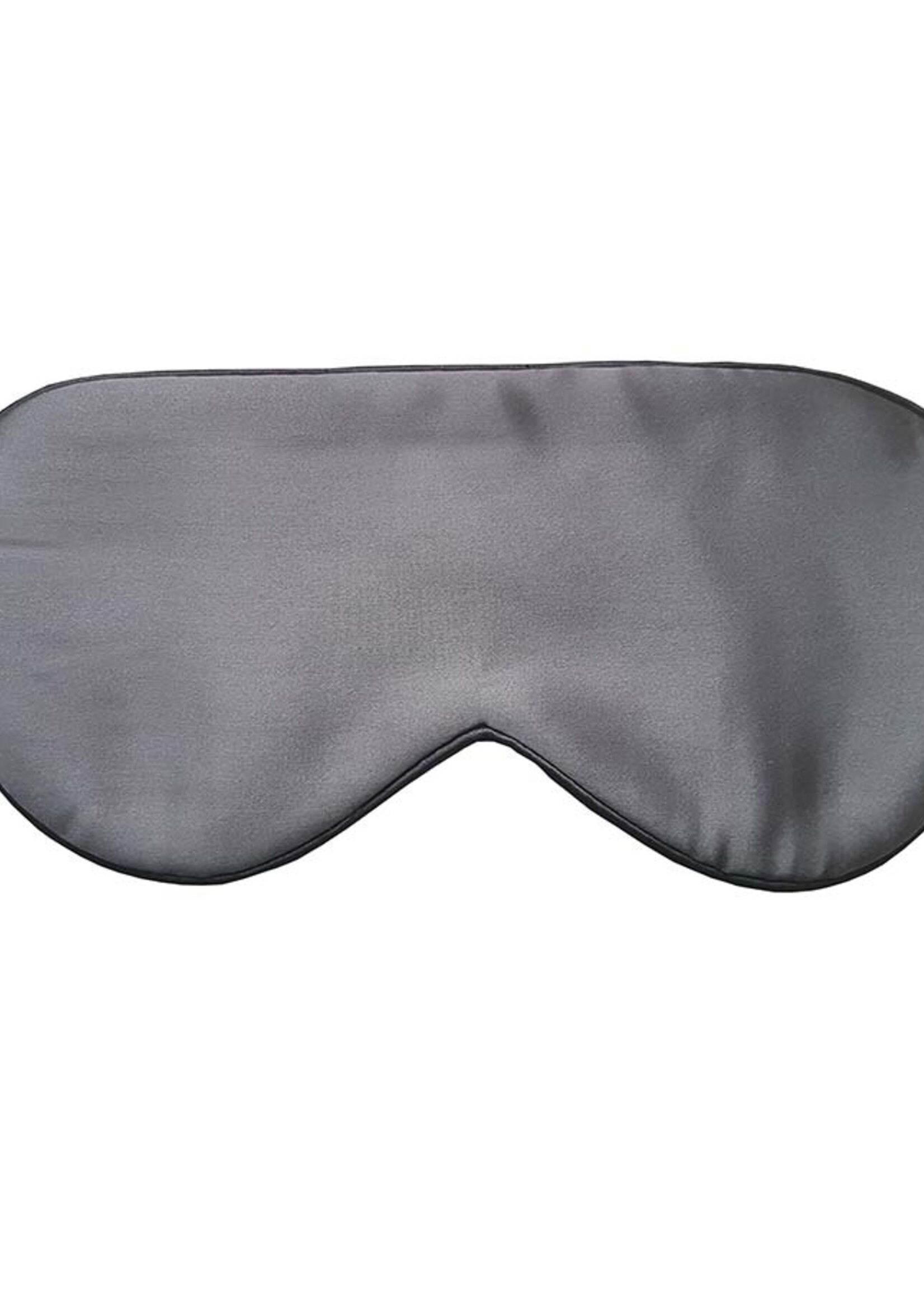 Silk Heaven Luxe zijden slaapmasker gevuld met zijde -  Antraciet