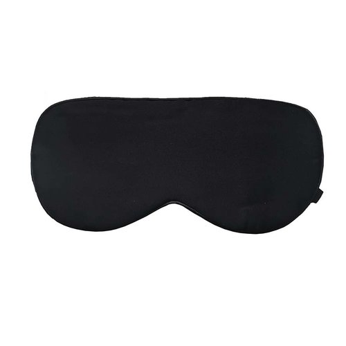 Silk Heaven Luxe zijden slaapmasker ook gevuld met zijde - Zwart Silk Heaven Luxe zijden slaapmasker ook gevuld met zijde - Zwart