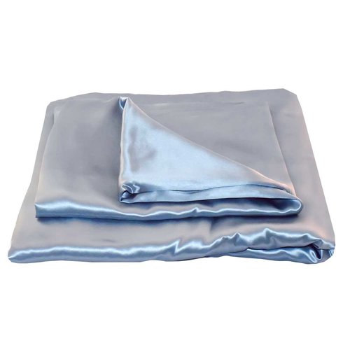 100% Zijden dekbedovertrek Glossy 22MM - asblauw 100% Zijden dekbedovertrek Glossy 22MM - asblauw
