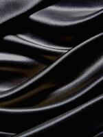 Silk Heaven Zijden Hoeslaken Zwart - 22MM Satijn