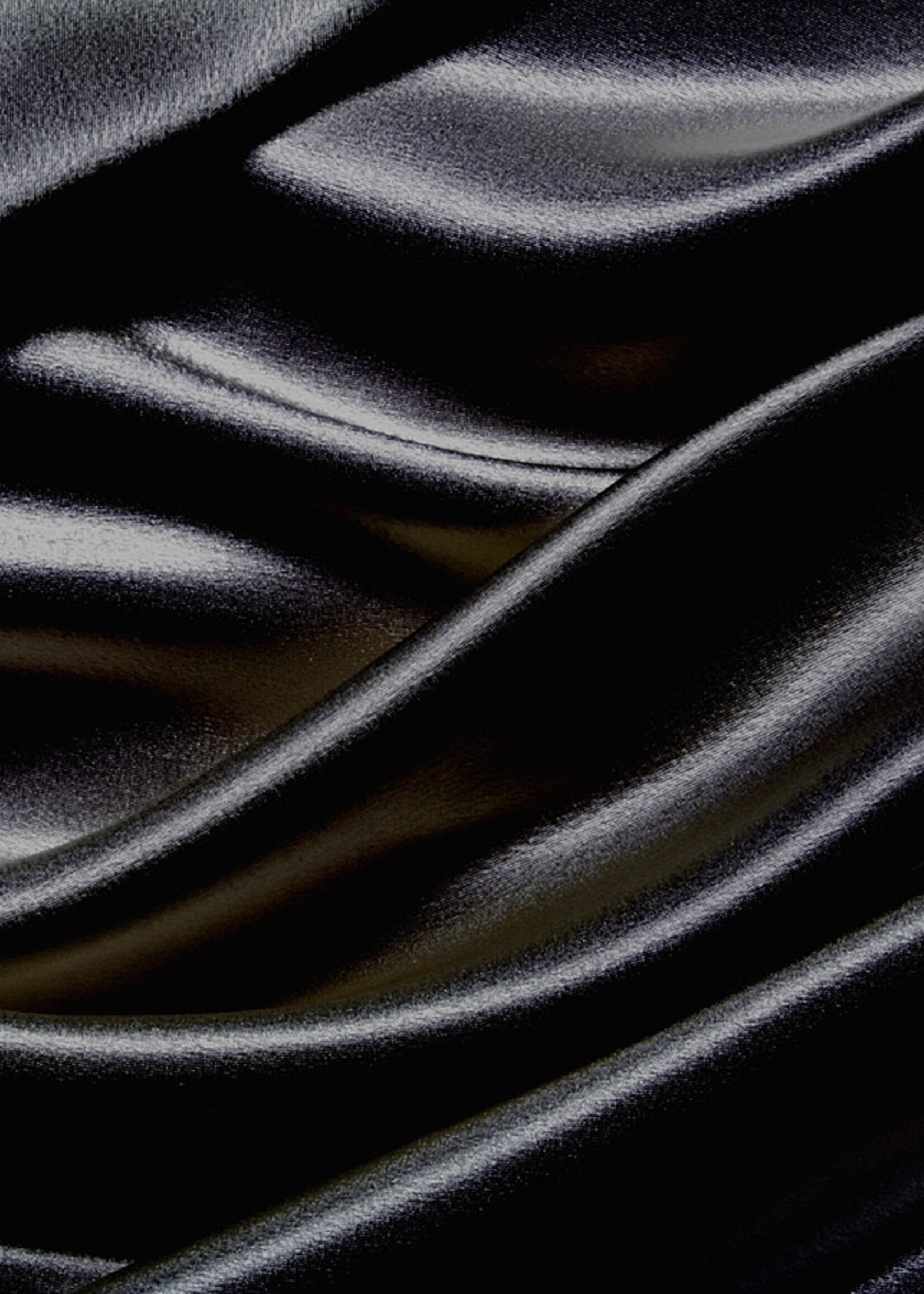 Silk Heaven Zijden Hoeslaken Zwart - 22MM Satijn