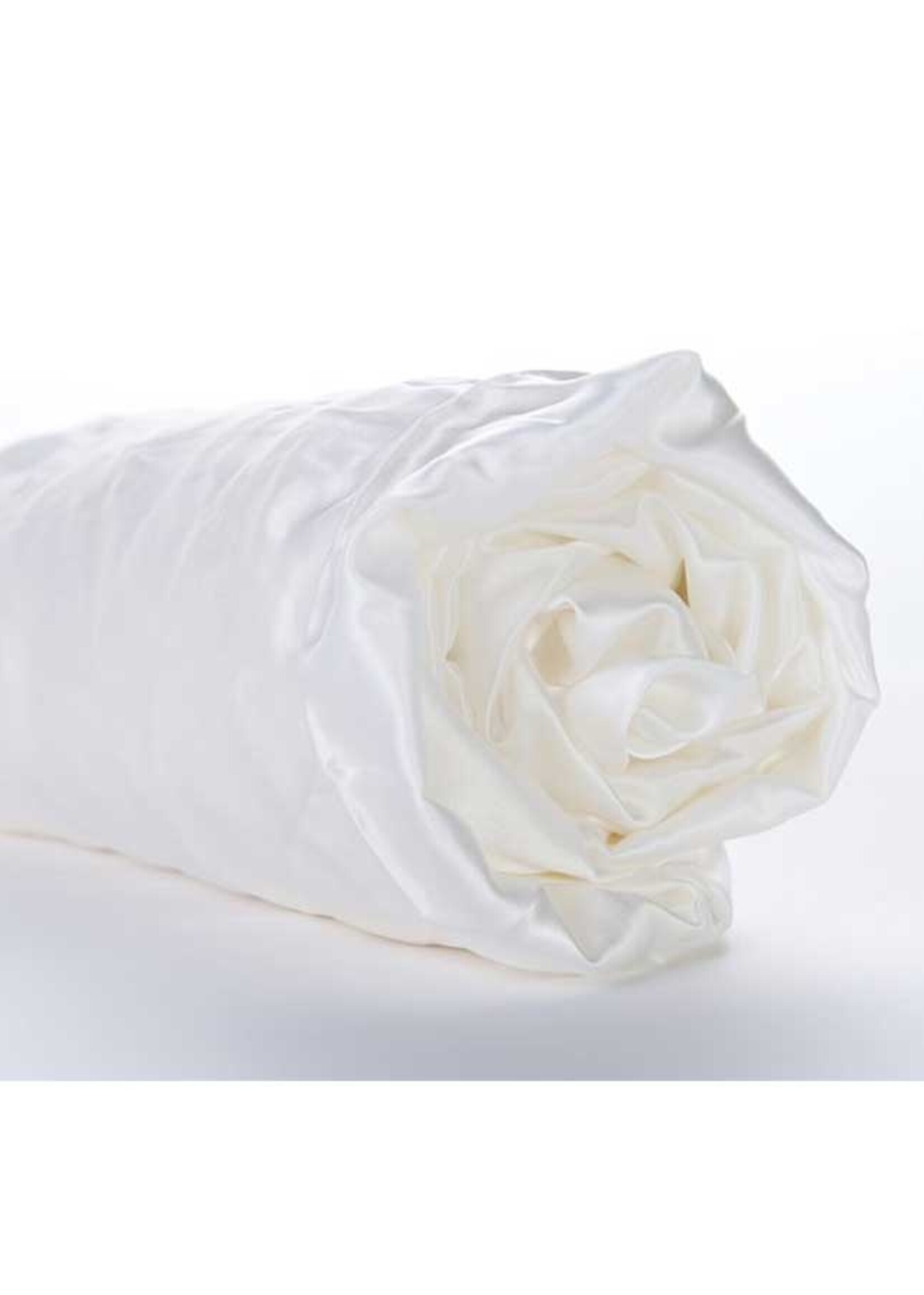 Silk Heaven Zijden topper hoeslaken Ivoor - 22MM Satijn