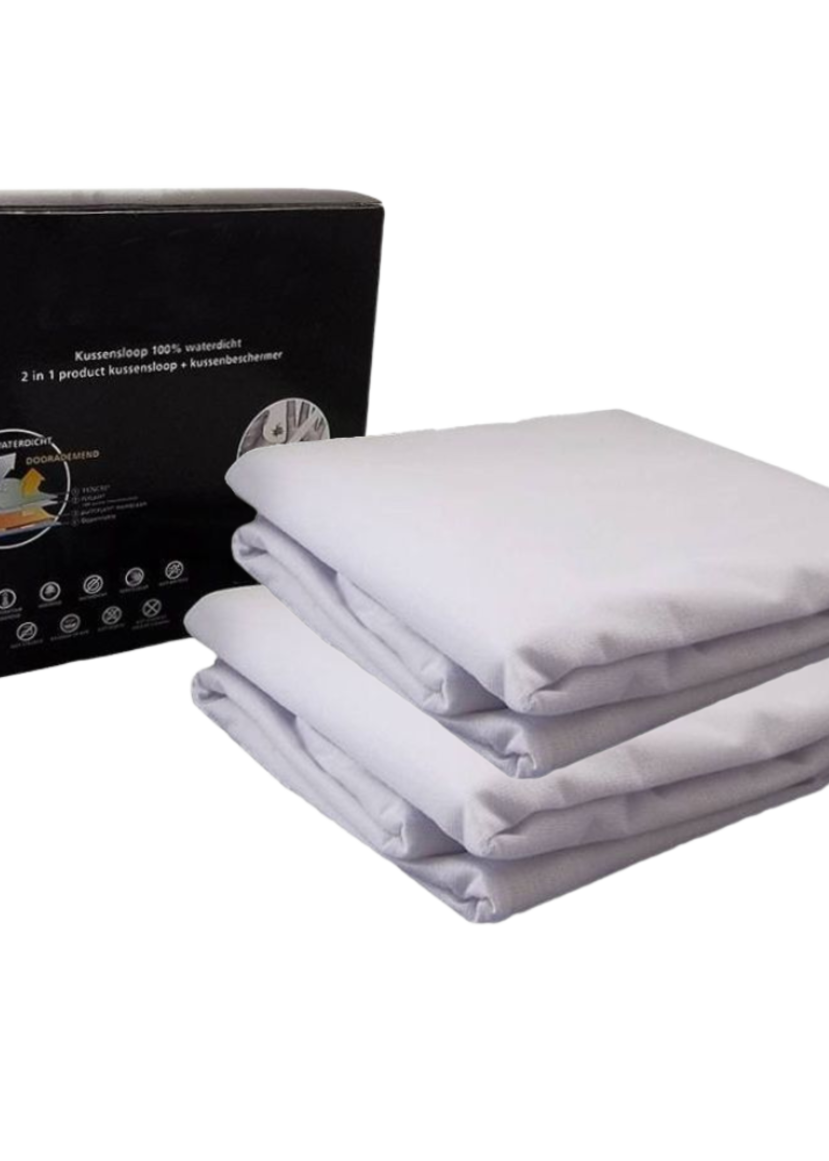 Jeannette Vite Tencel 2 stuks Kussensloop Model Exclusief - Ritssluiting