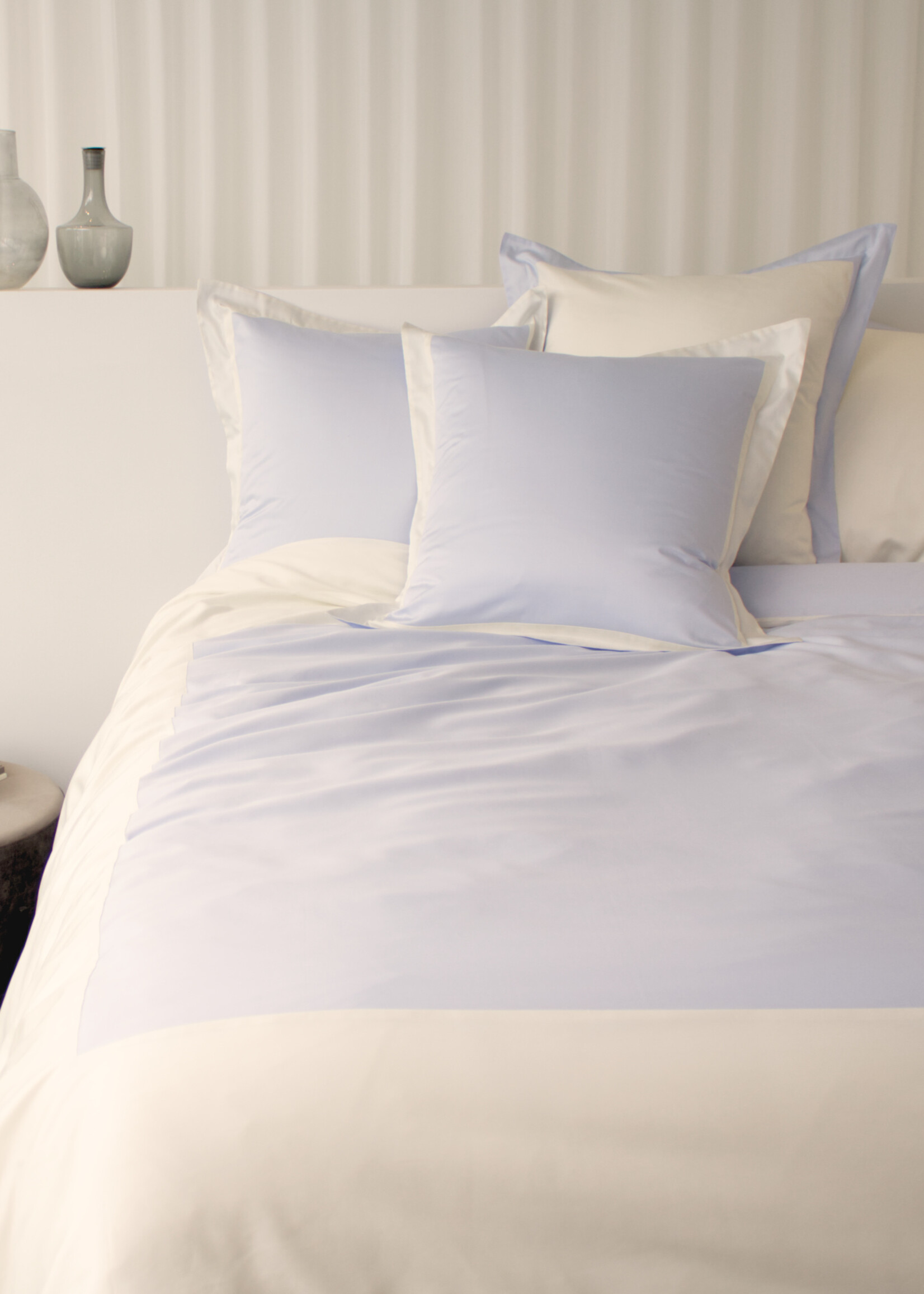 Lysdrap Egyptisch Katoen Luxe Percal 200TC Laken - 2 kleuren - Square