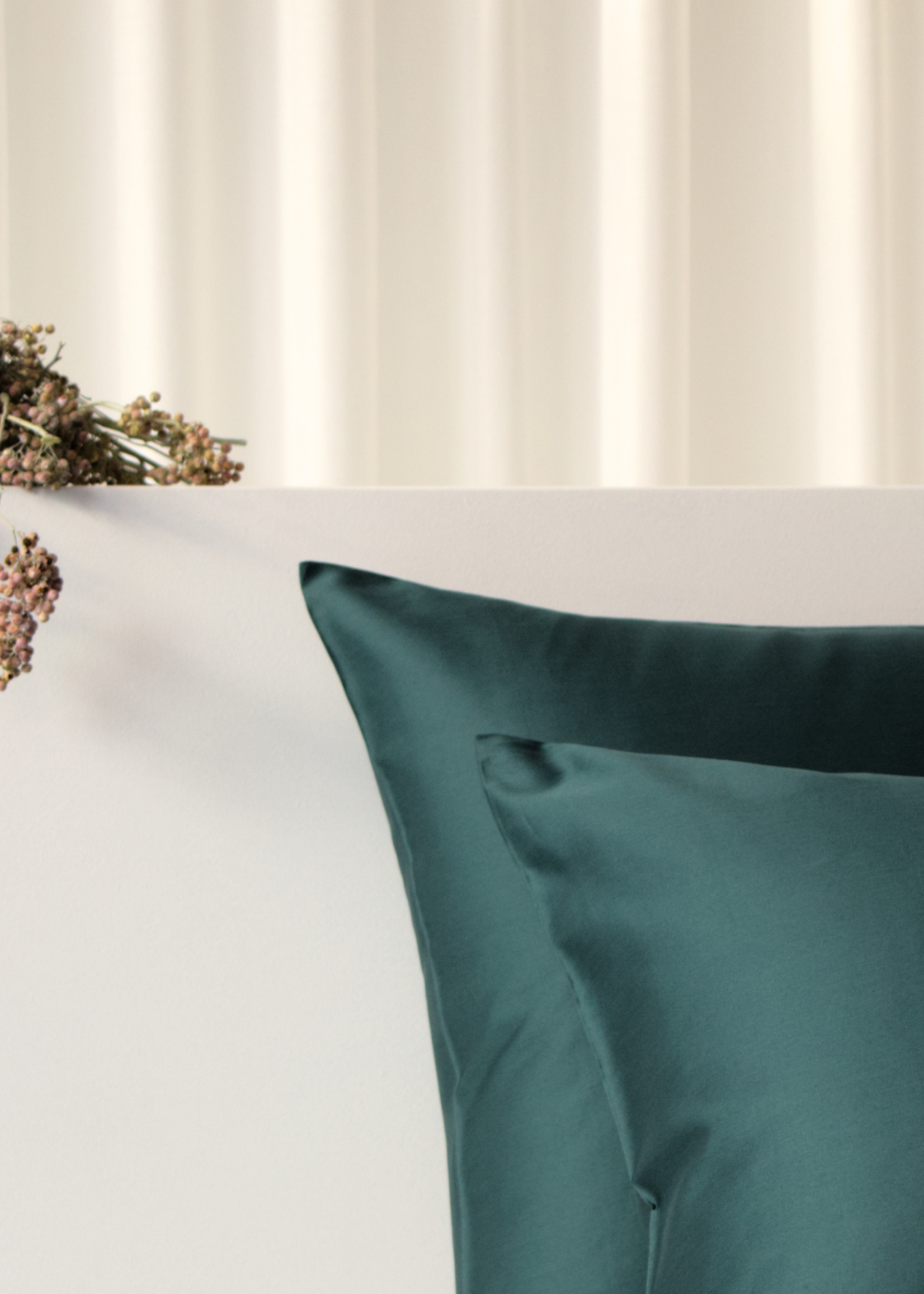 Lysdrap Egyptisch Katoen Satijnen 300TC Kussensloop - Virgo