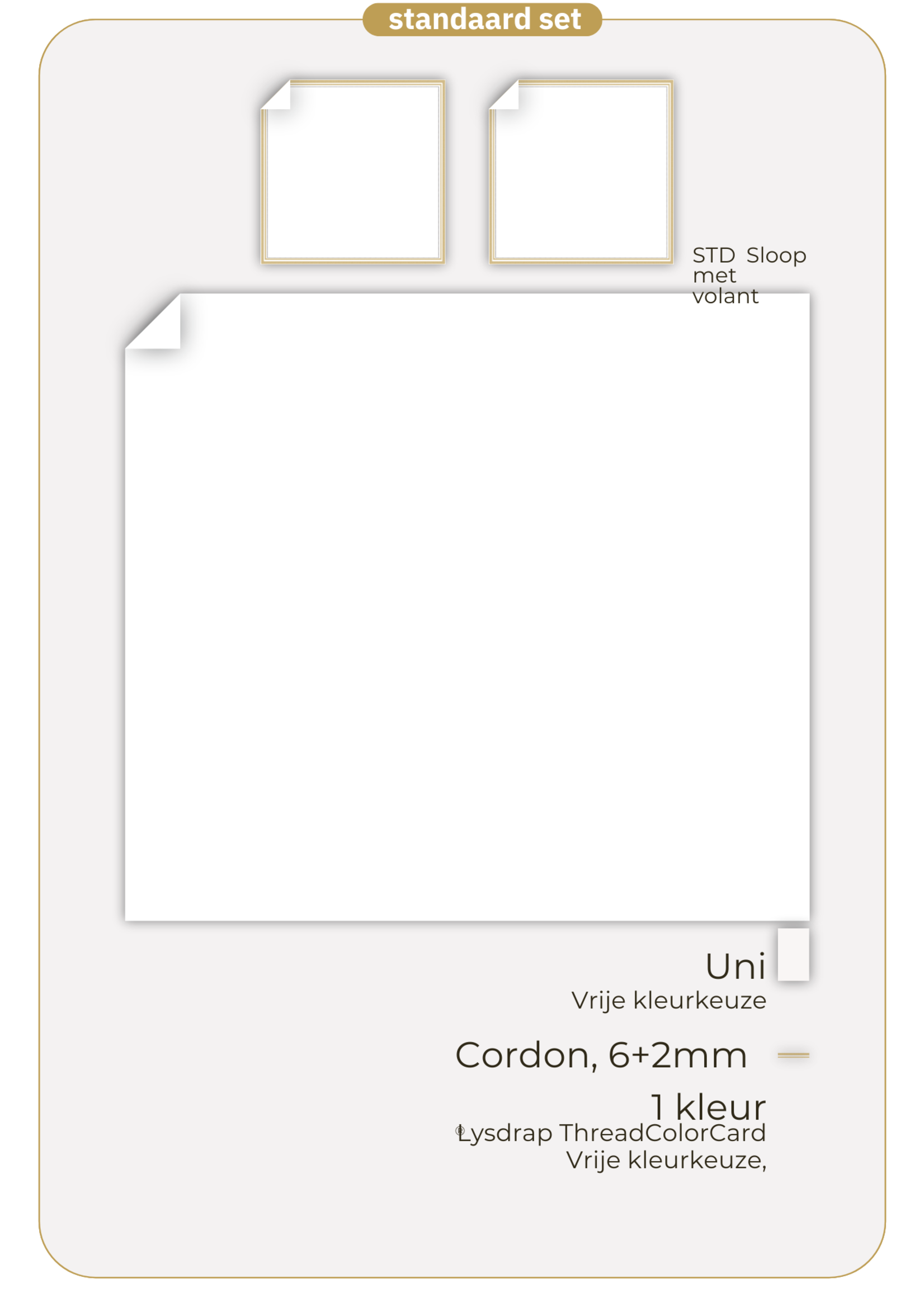 Lysdrap Egyptisch Katoen Satijnen 600TC Dekbedovertrek - Anoa