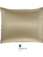 Emperior Silk  Zijden Kussensloop Convenience - 55% Zijde 45% Katoen - Taupe - Zonder Volant