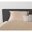 Voordeelset 2x 100% Zijden kussensloop Donker Champagne Glossy Hotelsluiting - 22MM