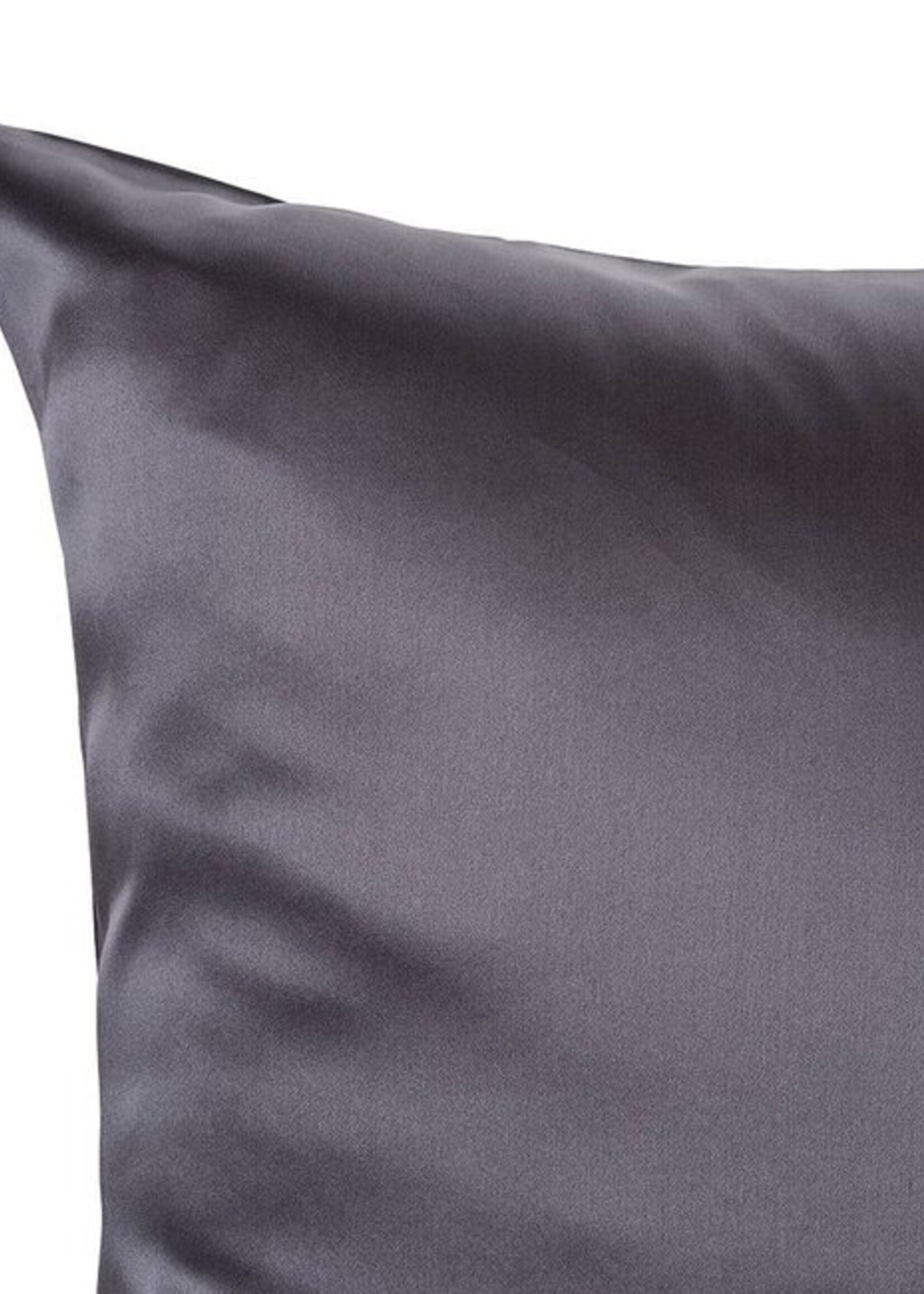 Silk Heaven 4x Zijden Kussensloop Antraciet - 19MM