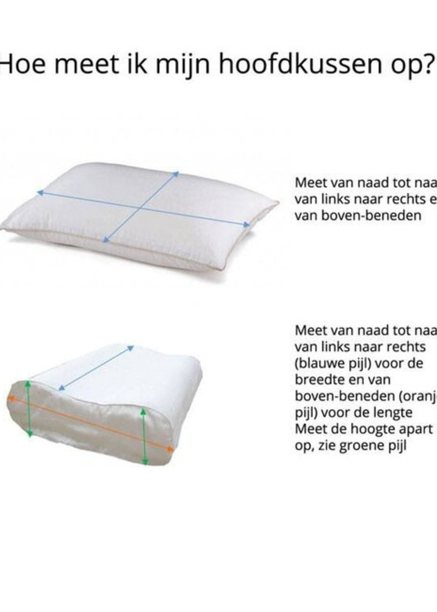 Silk Heaven 4x Zijden Kussensloop Ergonomisch Wit met Zilver Ionen - 22MM