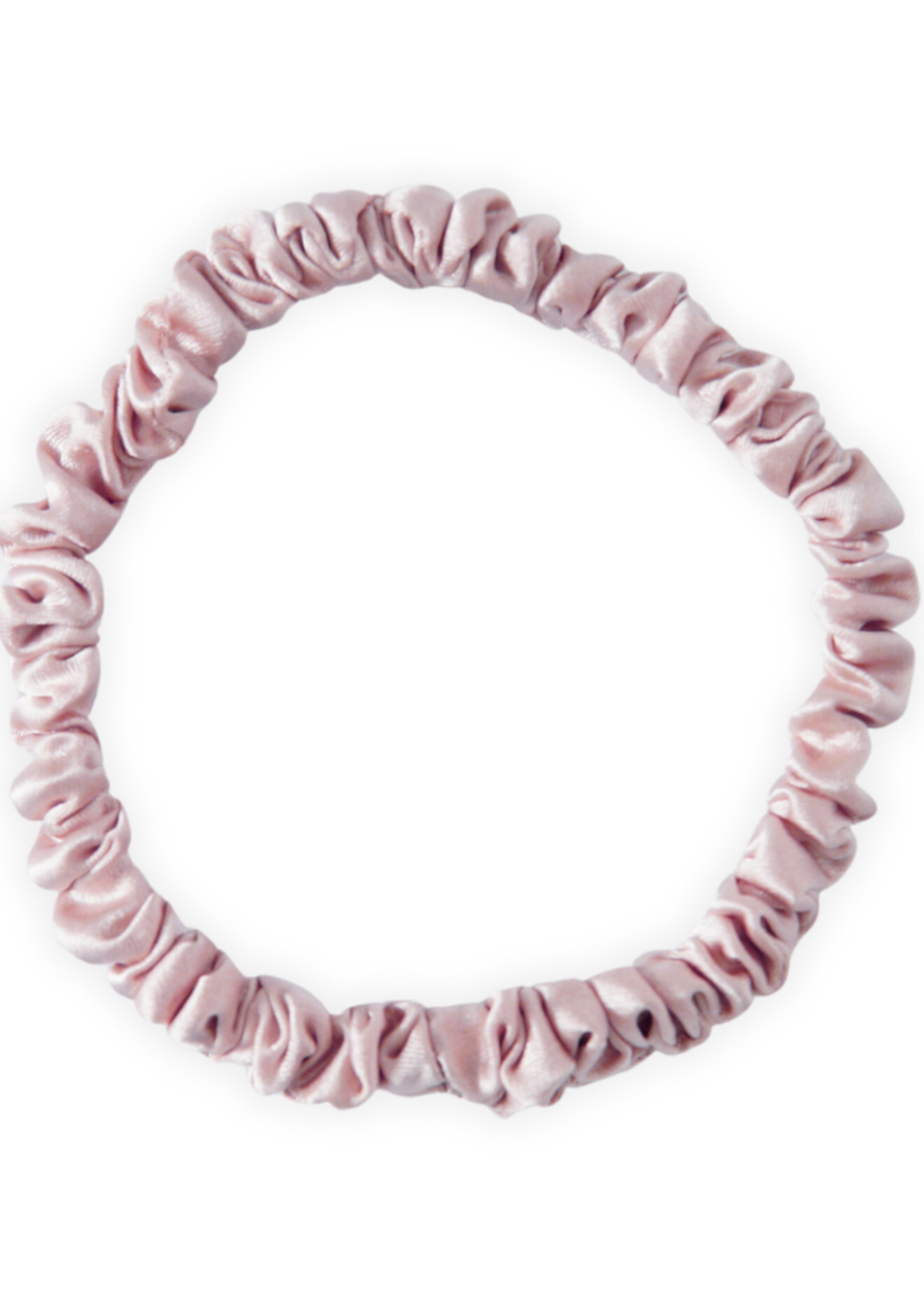 Silk Heaven Zijden Scrunchies Vintage Roze Deluxe set van 5 - 22 Momme