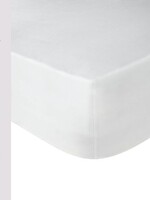 Lysdrap Egyptisch katoen topper hoeslaken 600TC 100x210cm - Wit