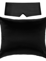 Silk Heaven Perfect Sleep Set Zwart - Kussensloop & Slaapmasker