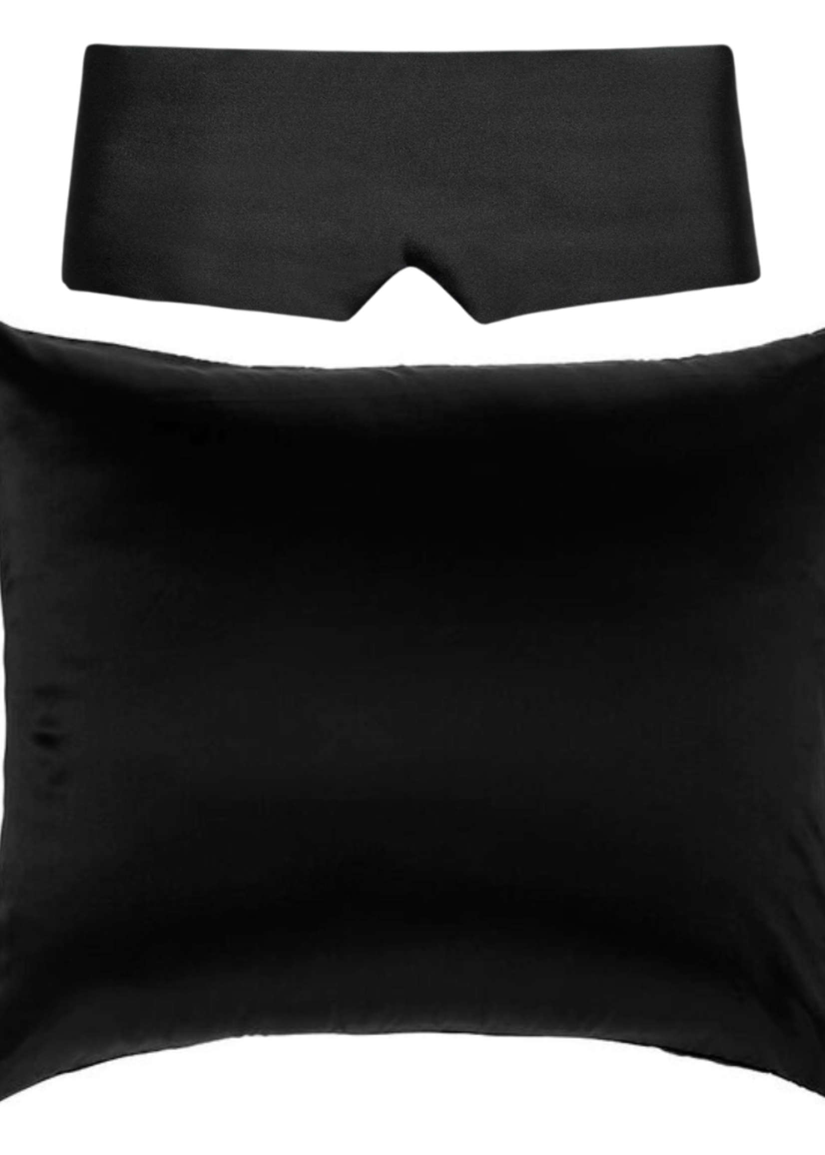 Silk Heaven Perfect Sleep Set Zwart - Kussensloop & Slaapmasker