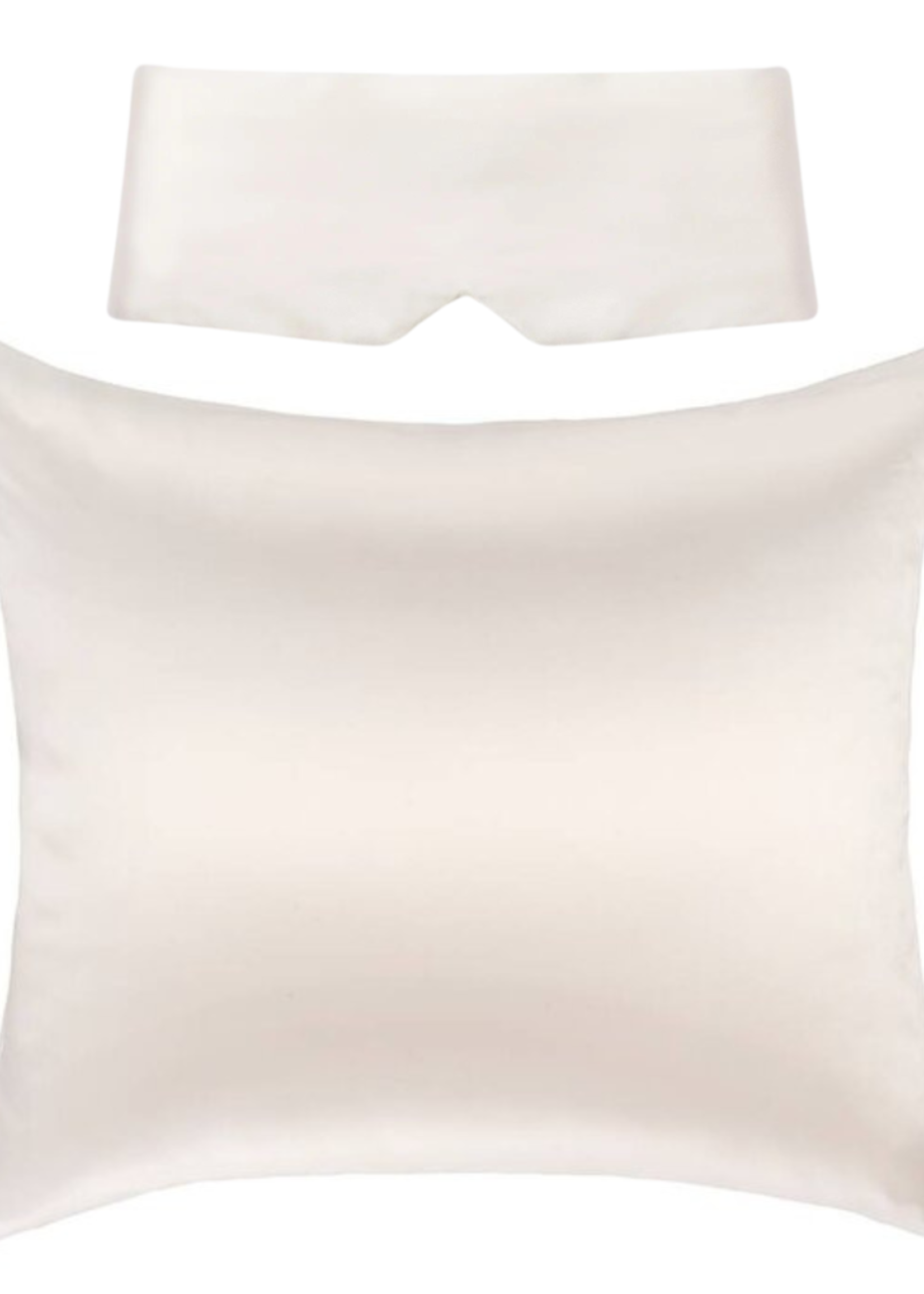 Silk Heaven Perfect Sleep Set Ivoor - Kussensloop & Slaapmasker